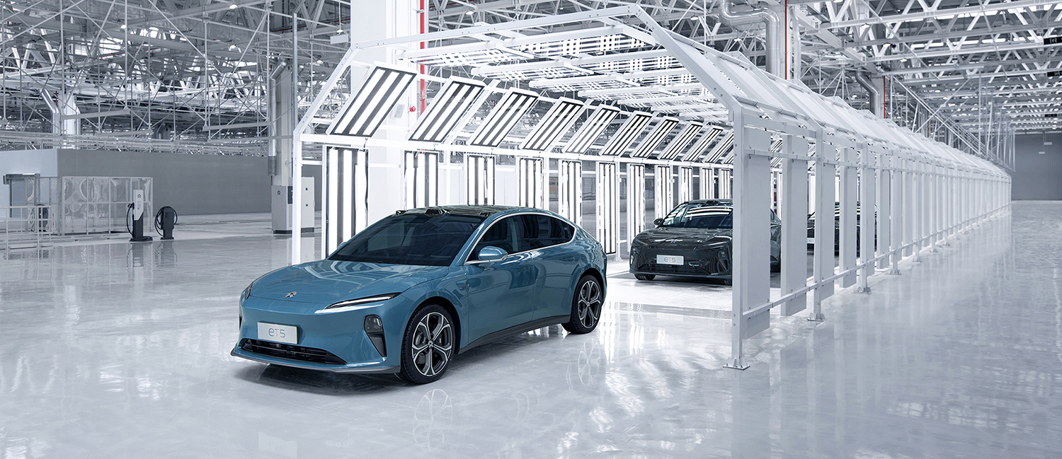 First NIO ET5 tooling trial builds rolled off the production line.